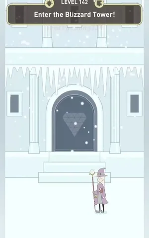 Войдите в Башню Метели! — скриншот уровня 142 IQ Dungeon 2