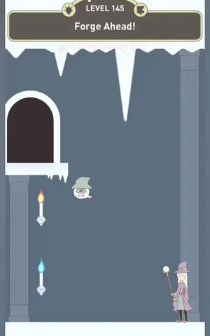 Вперёд! — скриншот уровня 145 IQ Dungeon 2