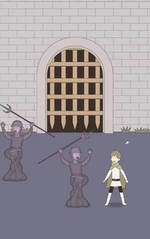 Сбегите из замка! — скриншот уровня 32 IQ Dungeon 2
