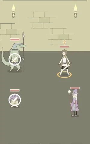 Победите всех врагов! — скриншот уровня 75 IQ Dungeon 2